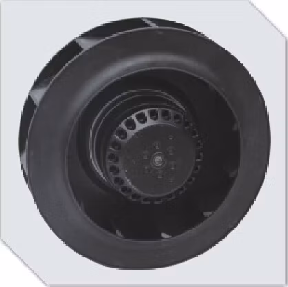 냉동 장비용 190mm 12V 맞춤형 플라스틱 후방 곡선 원심 팬